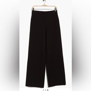 Rug & Bone Elegant Black Wide-Leg Women's Trousers